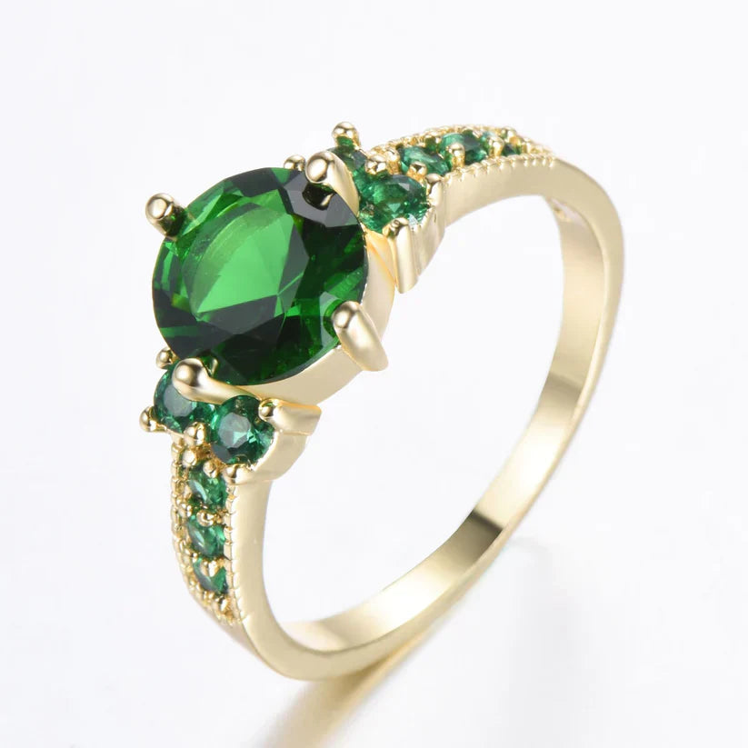 Victoriaanse Verdure Gouden Ring