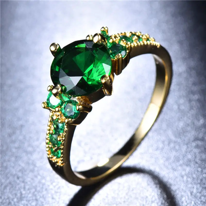 Victoriaanse Verdure Gouden Ring