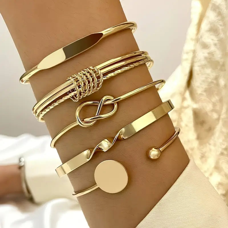 Knotted Elegance Armbanden Set