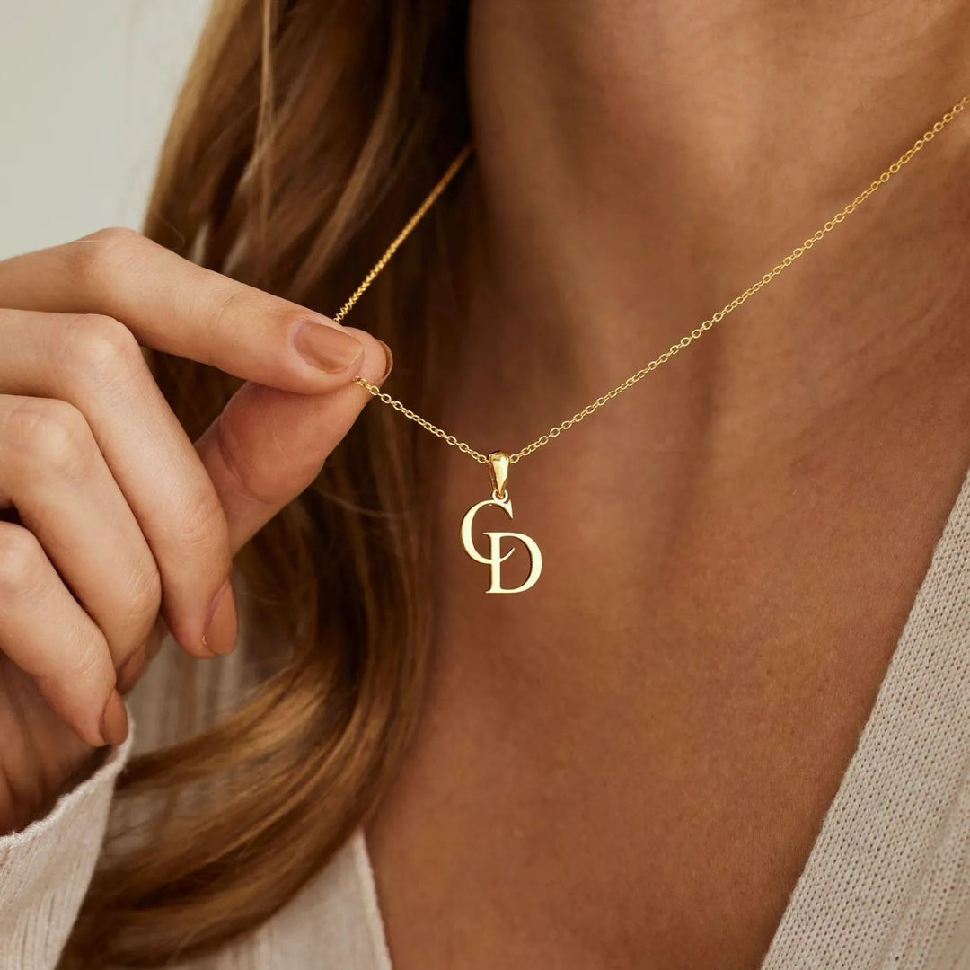 Verbonden Initialen Ketting
