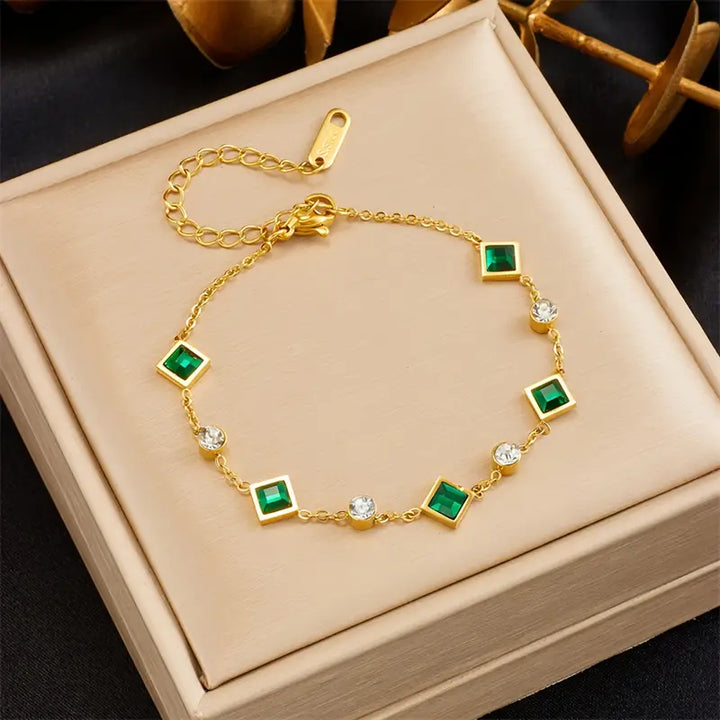 Groene Majesteit Armband
