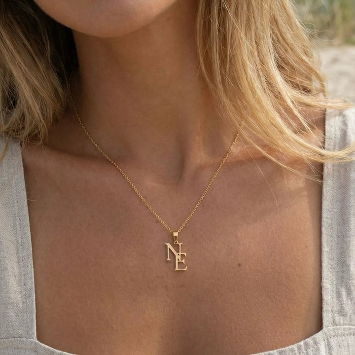 Verbonden Initialen Ketting