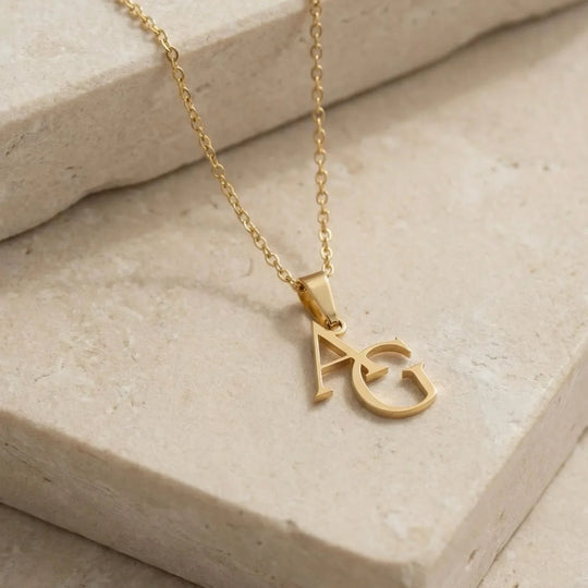 Verbonden Initialen Ketting