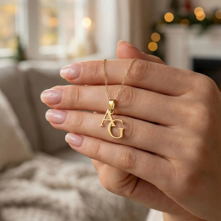 Verbonden Initialen Ketting