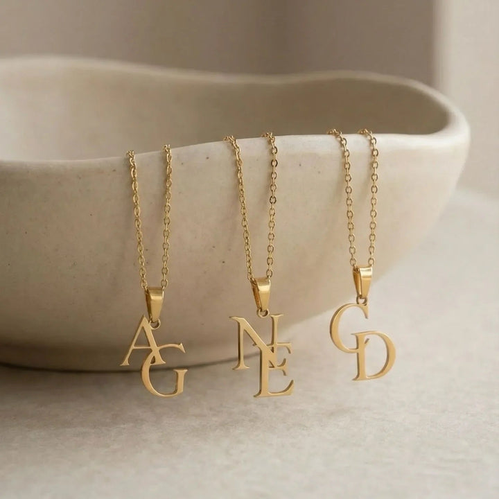 Verbonden Initialen Ketting
