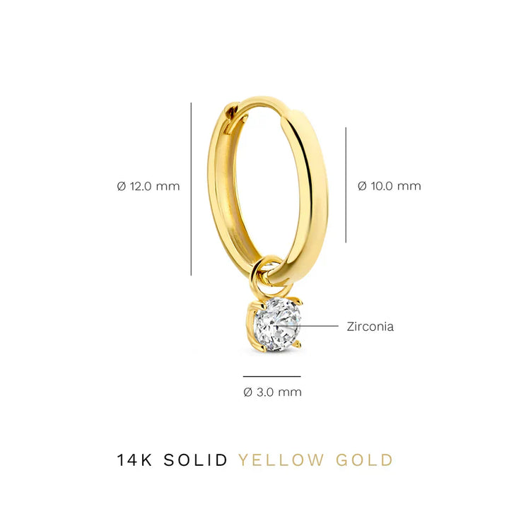 Larmes de Lune Stone Oorbellen Set