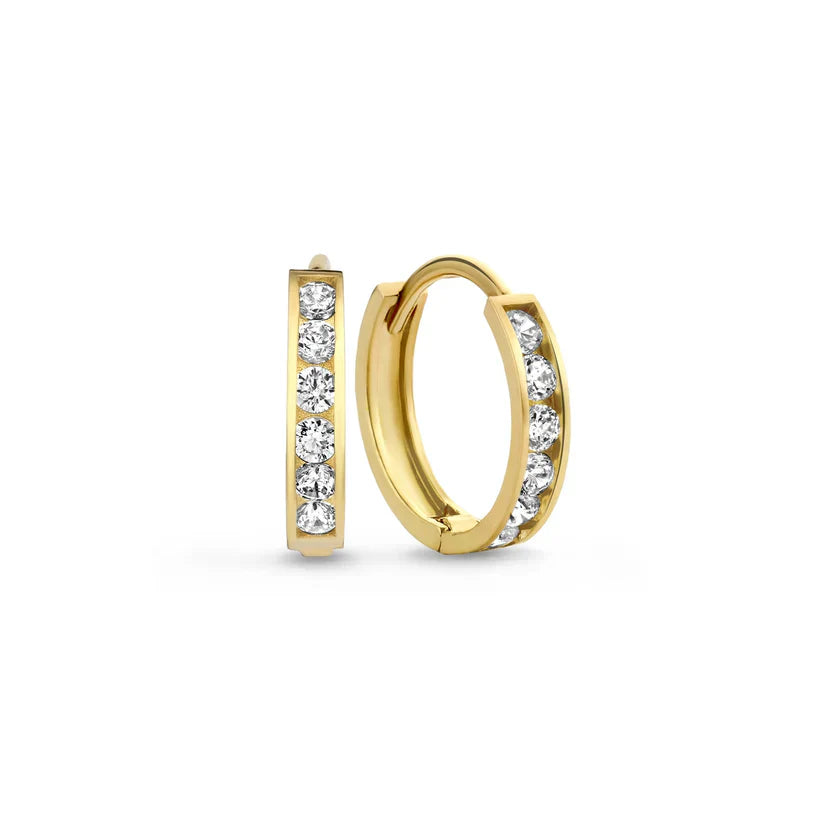 Dara Brillane Stone Oorbellen Set
