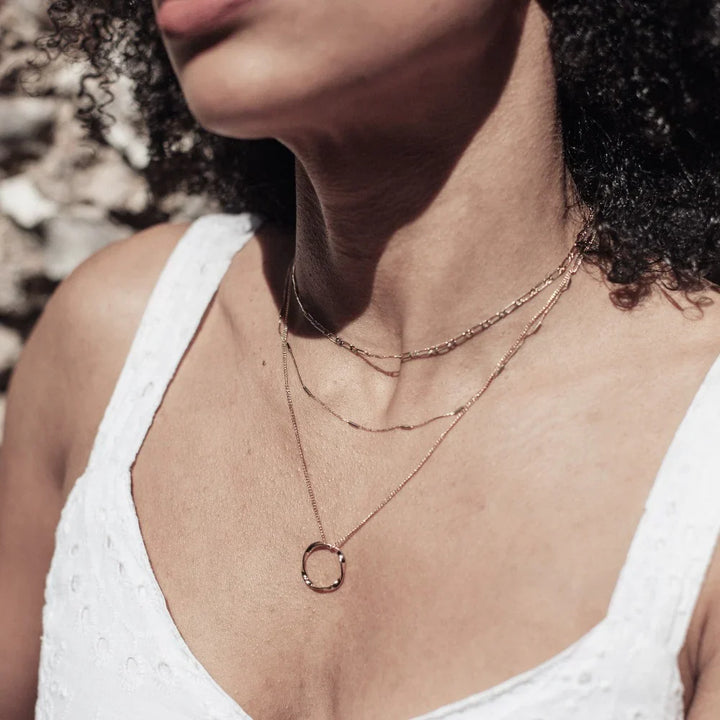 Open Circle Ketting Set