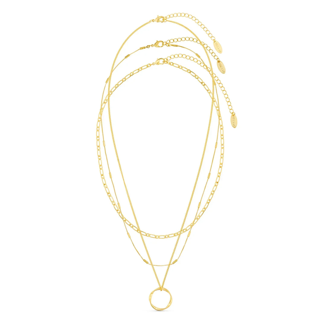 Open Circle Ketting Set