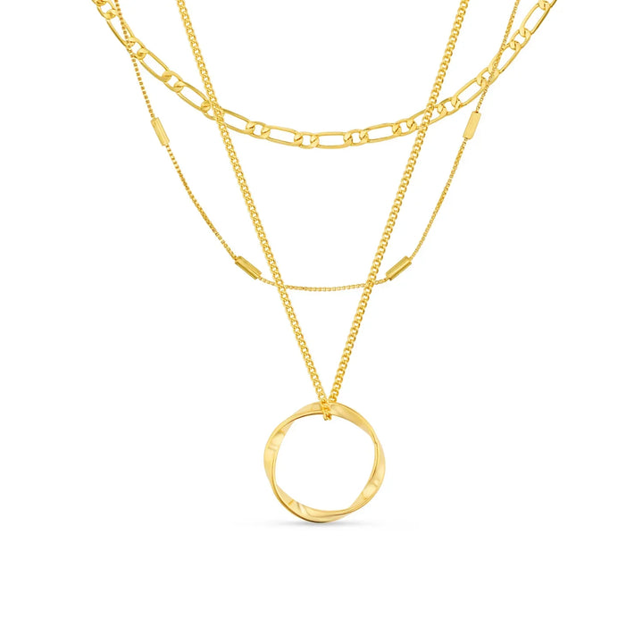 Open Circle Ketting Set
