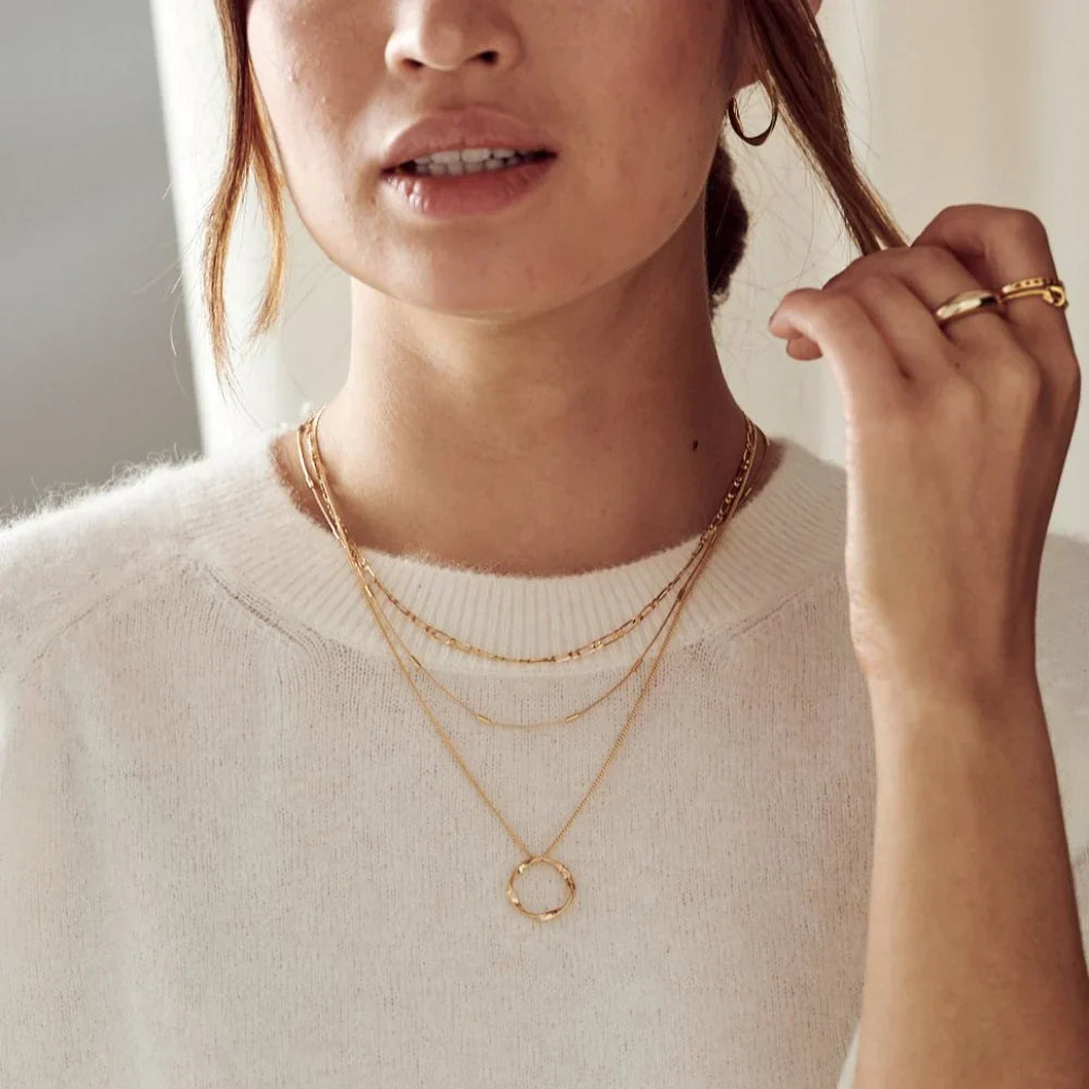 Open Circle Ketting Set