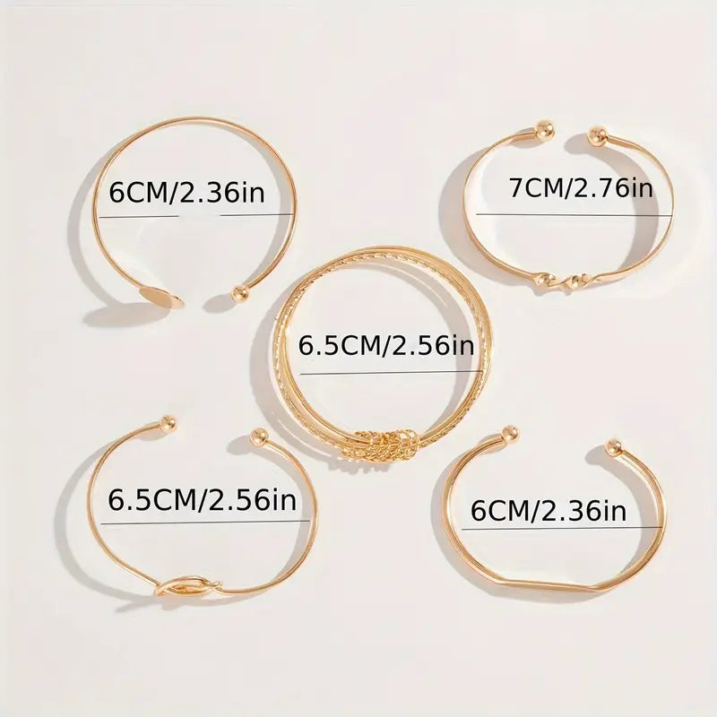 Knotted Elegance Armbanden Set