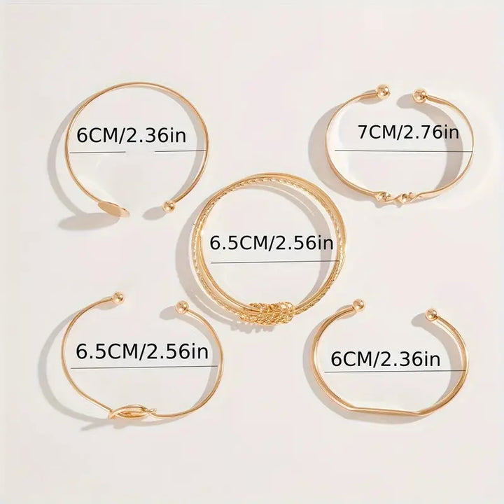Knotted Elegance Armbanden Set