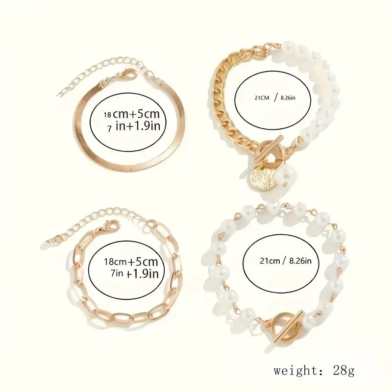 Alure 4-delige Armbandset