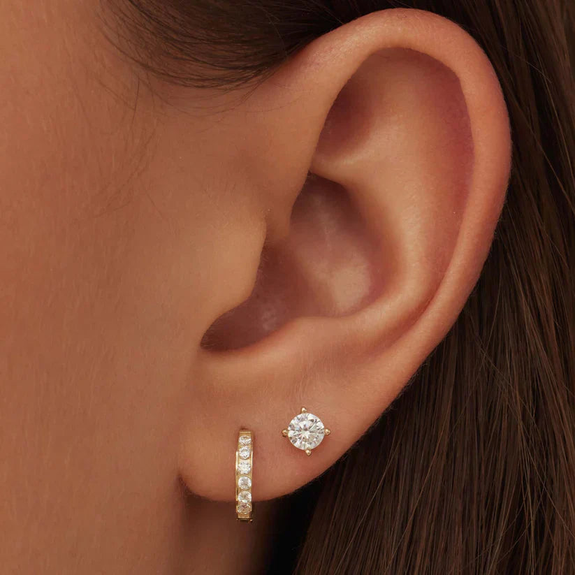 Dara Brillane Stone Oorbellen Set