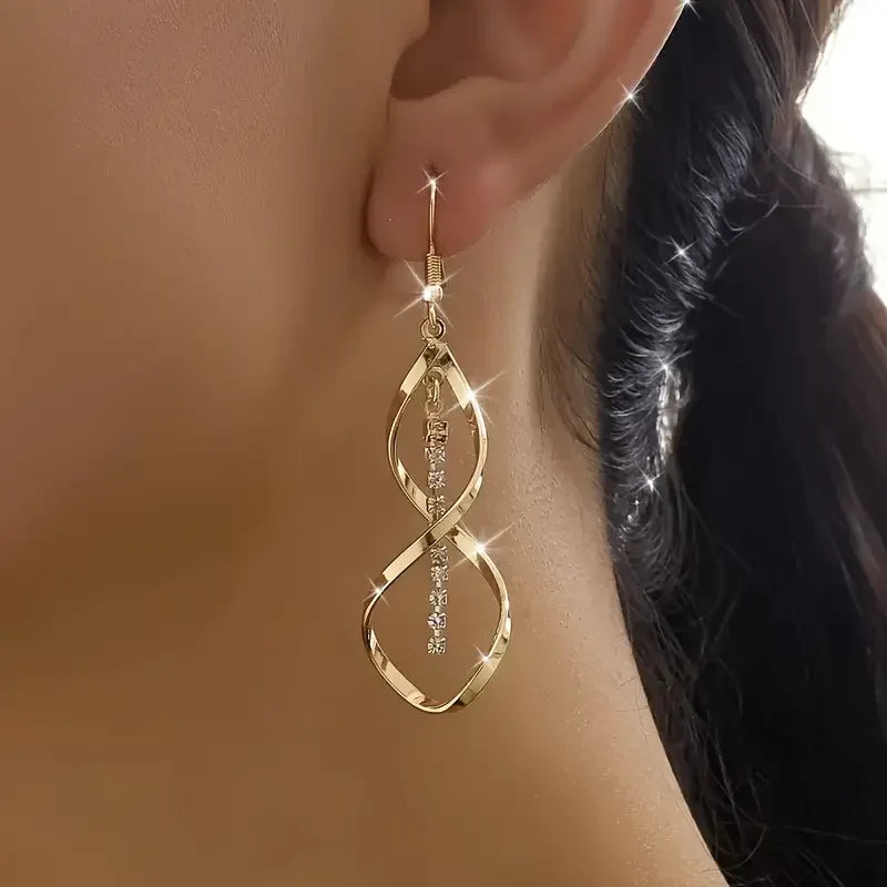 Sunbeam Spiral Oorbellen